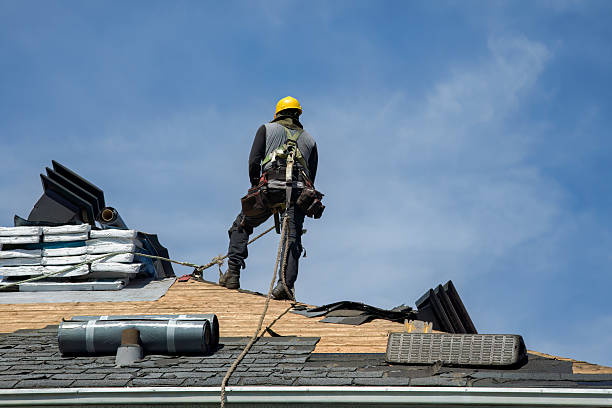 Professional Roofing technician working in Greene, IA